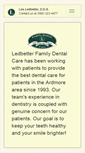 Mobile Screenshot of ledbetterfamilydentalcare.com